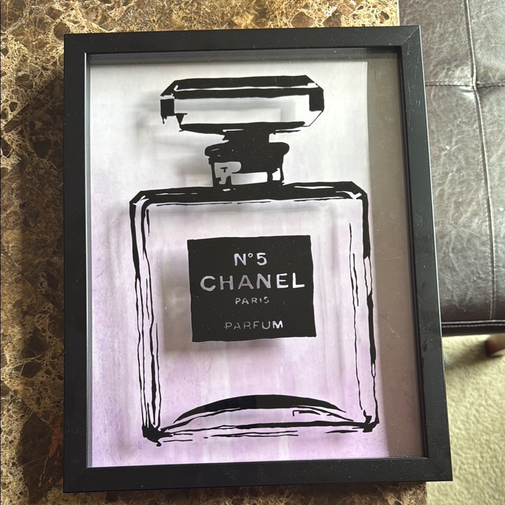 Chanel No. 5 Framed Art Print